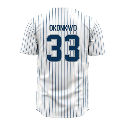 Old Dominion - NCAA Baseball : Jackson Okonkwo - Pinstripe Jersey-1