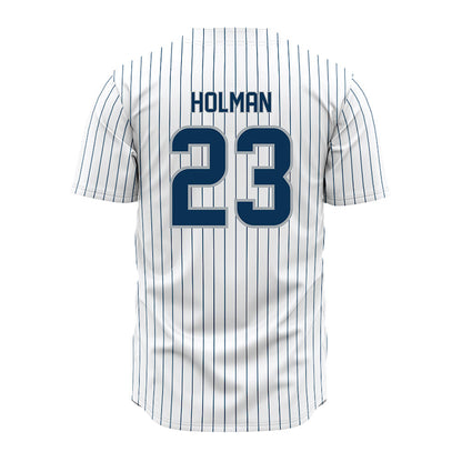 Old Dominion - NCAA Baseball : Evan Holman - Pinstripe Jersey-1