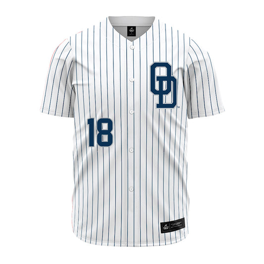 Old Dominion - NCAA Baseball : Brody Connors - Pinstripe Jersey-0
