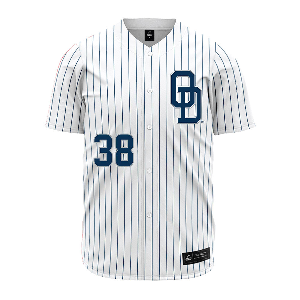 Old Dominion - NCAA Baseball : Liam Stewart - Pinstripe Jersey-0