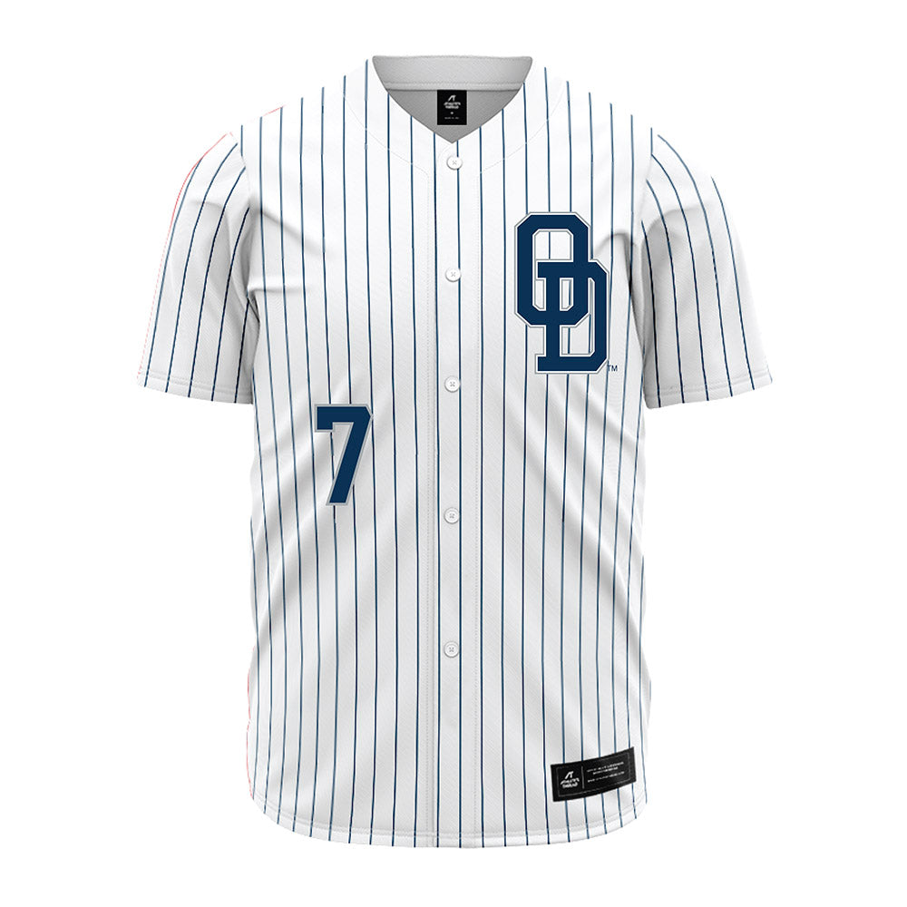 Old Dominion - NCAA Baseball : Will Johnson - Pinstripe Jersey-0