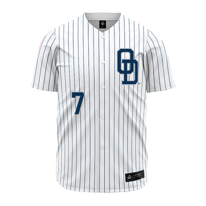 Old Dominion - NCAA Baseball : Will Johnson - Pinstripe Jersey-0