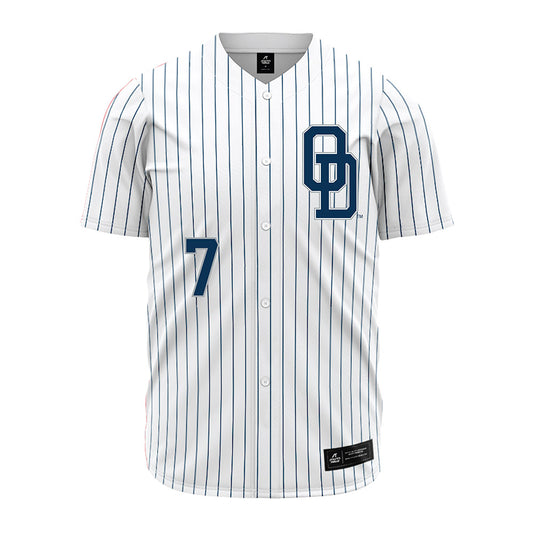 Old Dominion - NCAA Baseball : Will Johnson - Pinstripe Jersey-0