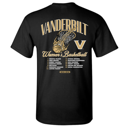 Vanderbilt - NCAA Women's Basketball : - 25-26 Roster T-Shirt-1