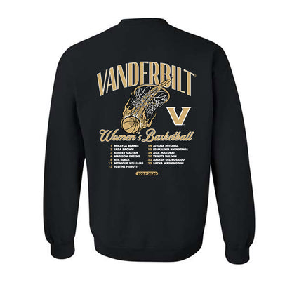 Vanderbilt - NCAA Women's Basketball : - 25-26 Roster Crewneck Sweatshirt-1