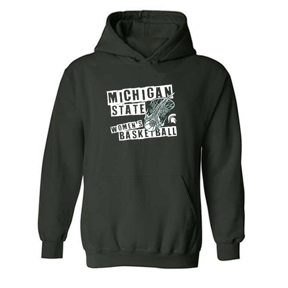 Michigan State - NCAA Women's Basketball : Roster Hooded Sweatshirt-0
