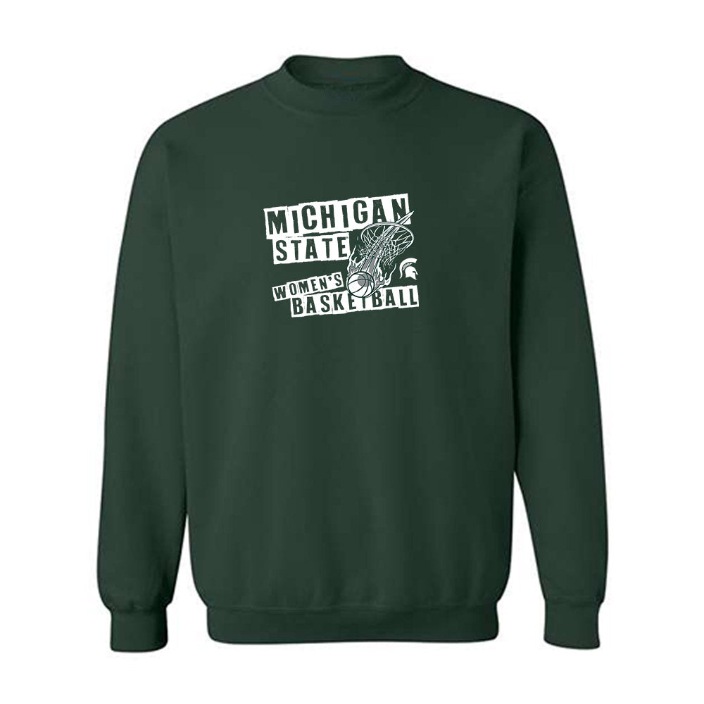 Michigan State - NCAA Women's Basketball : Roster Crewneck Sweatshirt-0