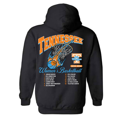 Tennessee - NCAA Women's Basketball : - 25-26 Roster Hooded Sweatshirt-1