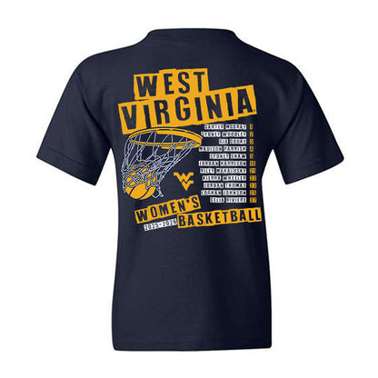 West Virginia - NCAA Women's Basketball : - Roster List Youth T-Shirt-1