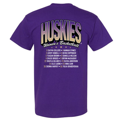 Washington - NCAA Women's Basketball : - 25-26 Roster T-Shirt-1