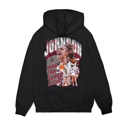 South Carolina - NCAA Women's Basketball : Tessa Johnson - Unguardable Premium Hooded Sweatshirt-1