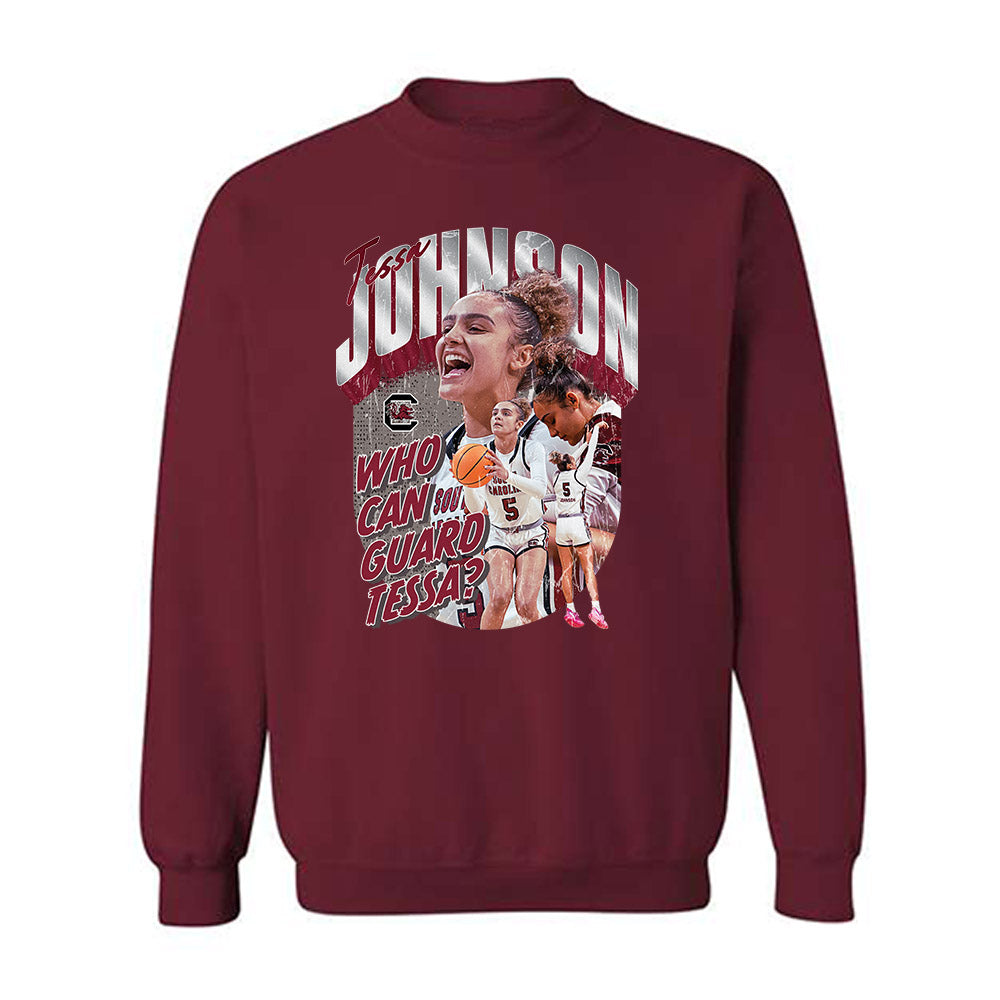 South Carolina - NCAA Women's Basketball : Tessa Johnson - Unguardable Crewneck Sweatshirt-0