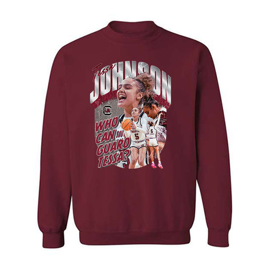 South Carolina - NCAA Women's Basketball : Tessa Johnson - Unguardable Crewneck Sweatshirt-0