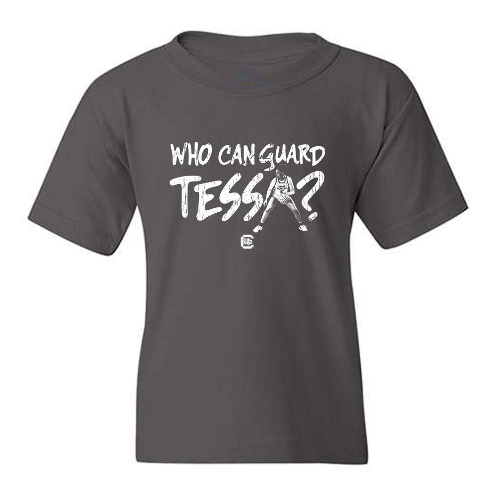 South Carolina - NCAA Women's Basketball : Tessa Johnson - Who Can Guard Tessa? Youth T-Shirt-0