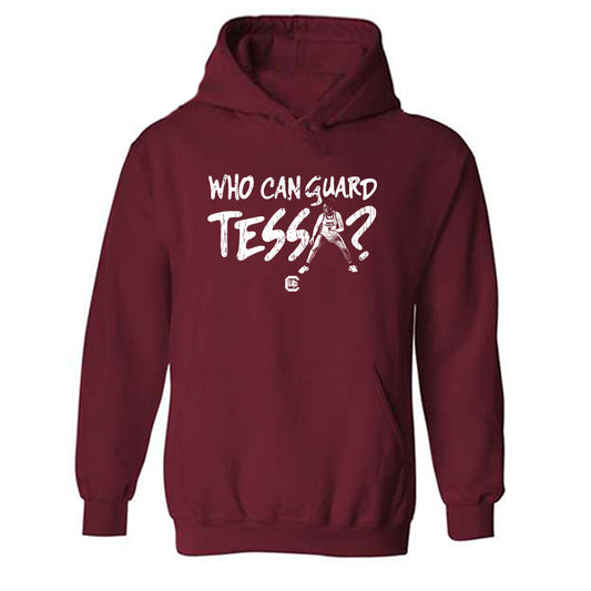 South Carolina - NCAA Women's Basketball : Tessa Johnson - Who Can Guard Tessa? Hooded Sweatshirt-0