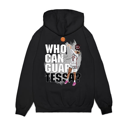 South Carolina - NCAA Women's Basketball : Tessa Johnson - Unguardable v2 Premium Hooded Sweatshirt-1