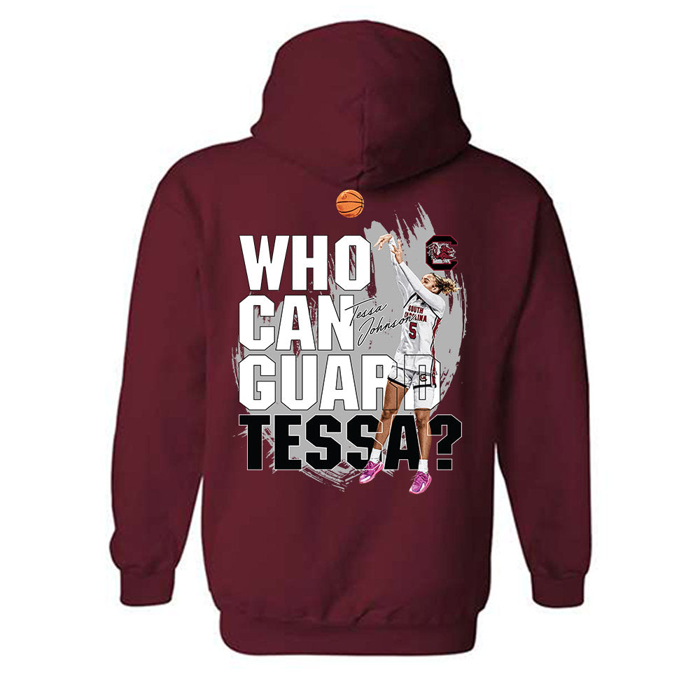 South Carolina - NCAA Women's Basketball : Tessa Johnson - Unguardable v2 Hooded Sweatshirt-1