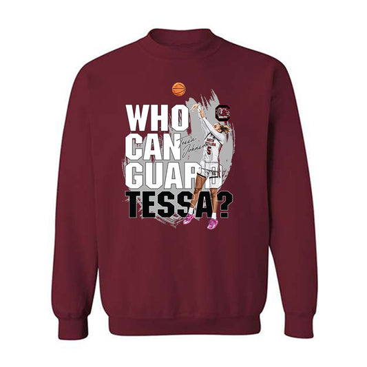 South Carolina - NCAA Women's Basketball : Tessa Johnson - Unguardable v2 Crewneck Sweatshirt-0