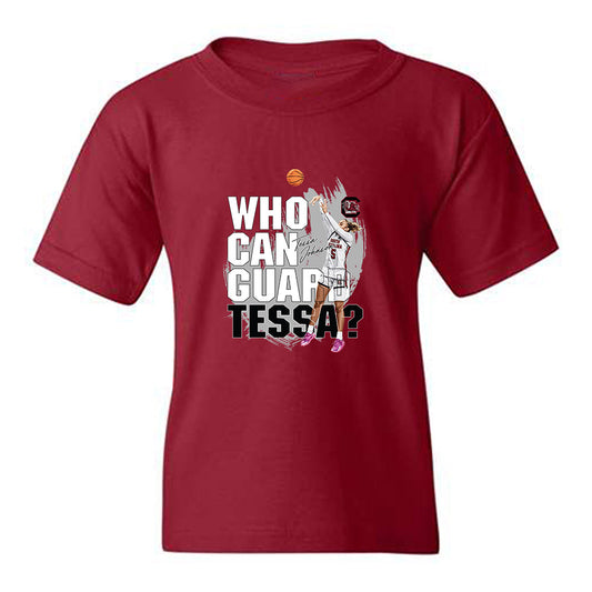 South Carolina - NCAA Women's Basketball : Tessa Johnson - Unguardable v2 Youth T-Shirt-0