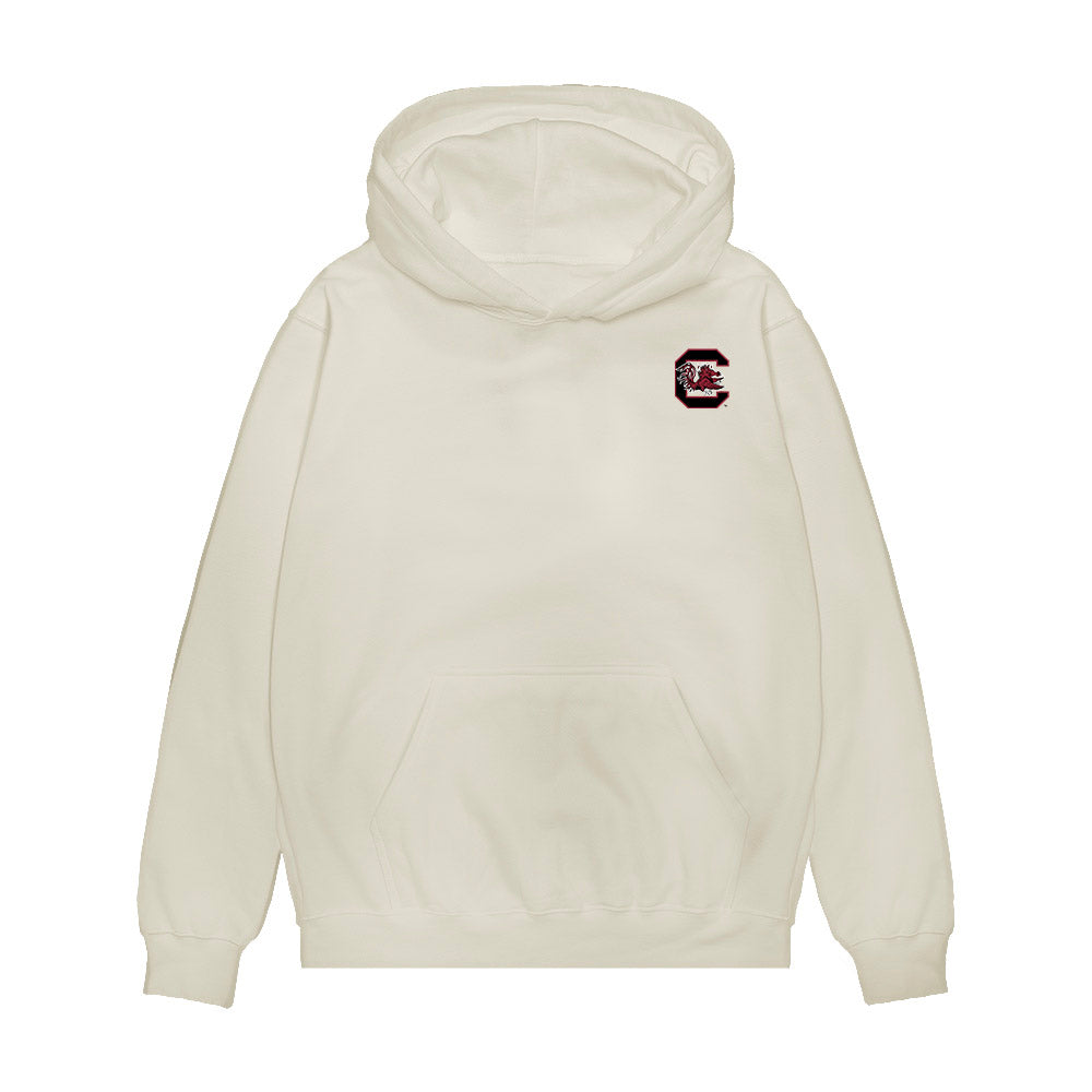 South Carolina - NCAA Women's Basketball : Tessa Johnson - Unguardable v2 Premium Hooded Sweatshirt-0