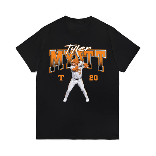 Tennessee - NCAA Baseball : Tyler Myatt - Collage Comfort Colors T-Shirt-0