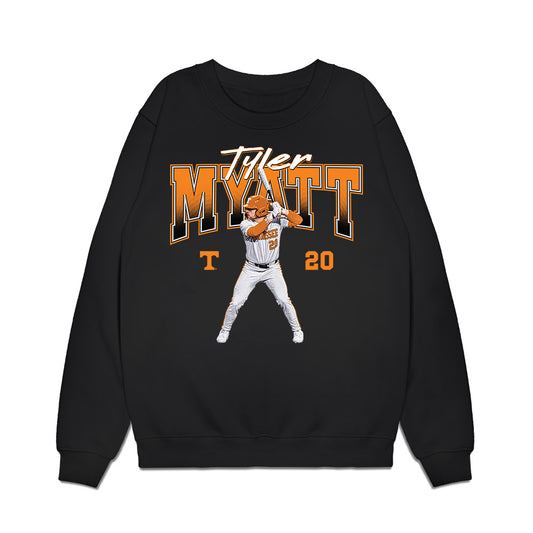 Tennessee - NCAA Baseball : Tyler Myatt - Collage Premium Crewneck Sweatshirt-0