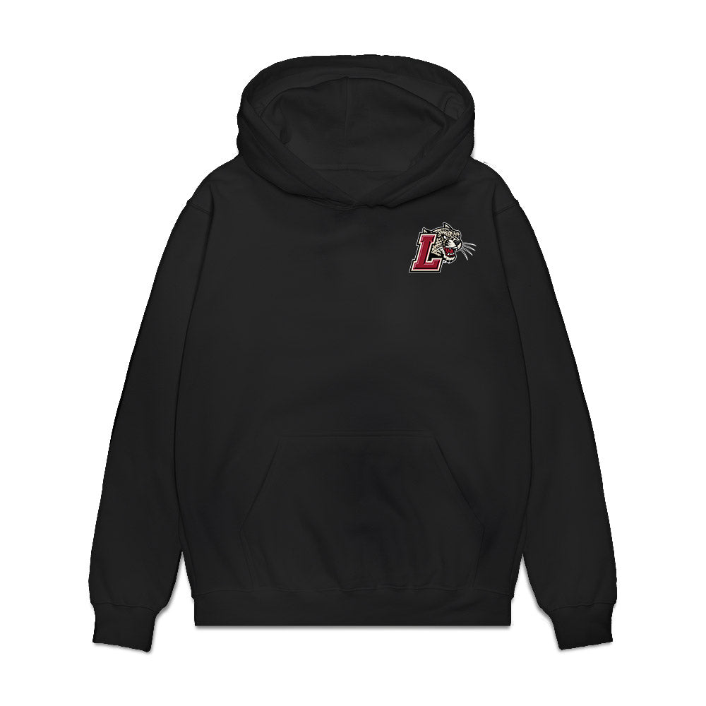 Lafayette College - NCAA Women's Swimming & Diving : Kristina Fleck - Collage Premium Hooded Sweatshirt-0