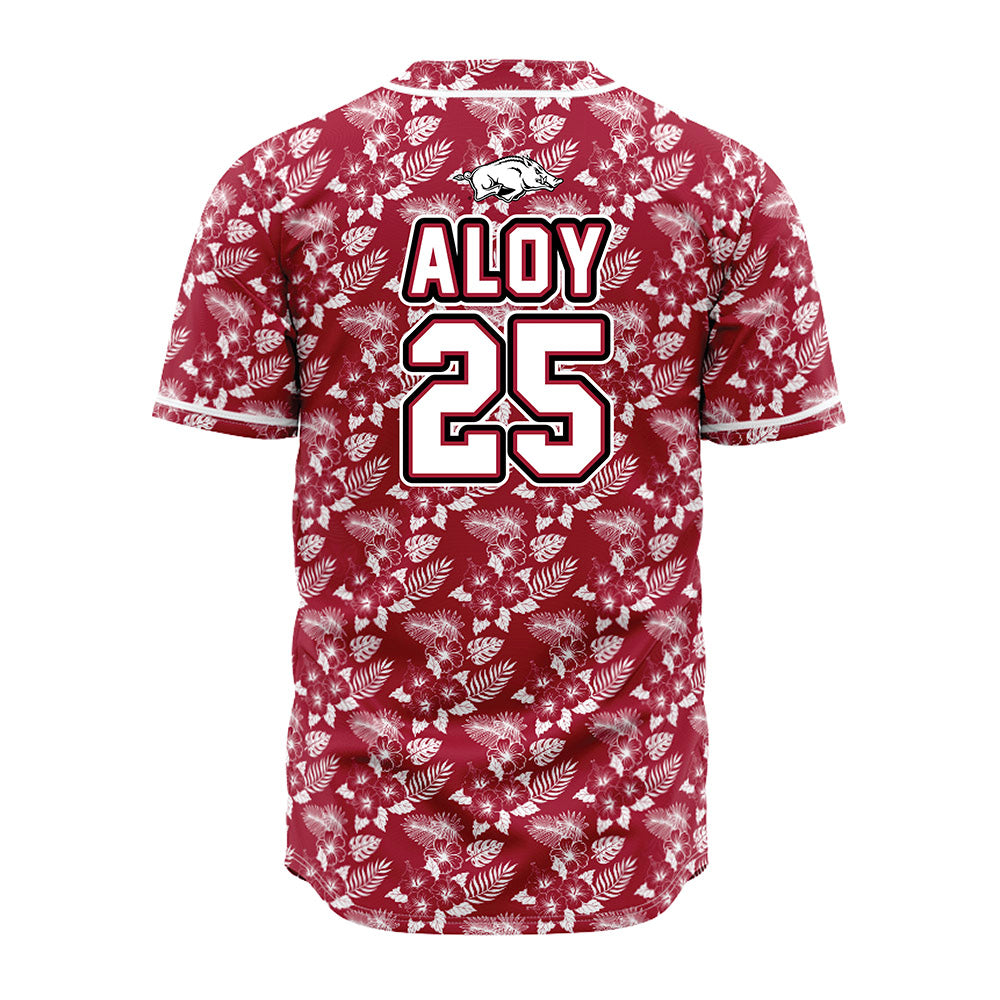 Arkansas - NCAA Baseball : Kuhio Aloy - Fashion Jersey-1