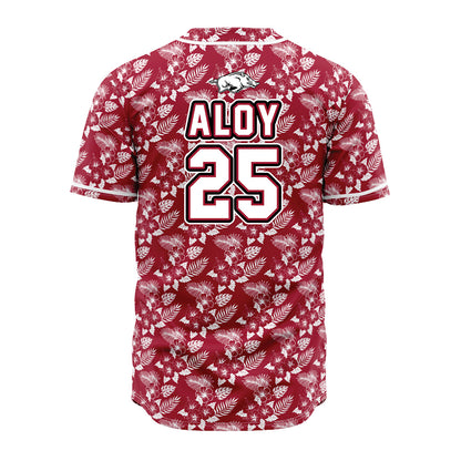 Arkansas - NCAA Baseball : Kuhio Aloy - Fashion Jersey-1