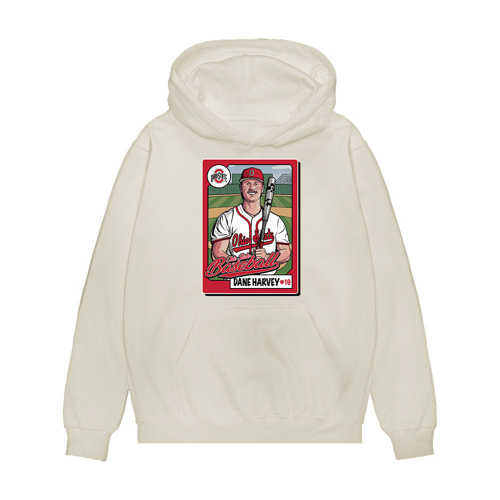 Ohio State - NCAA Baseball : Dane Harvey - Premium Hooded Sweatshirt-0
