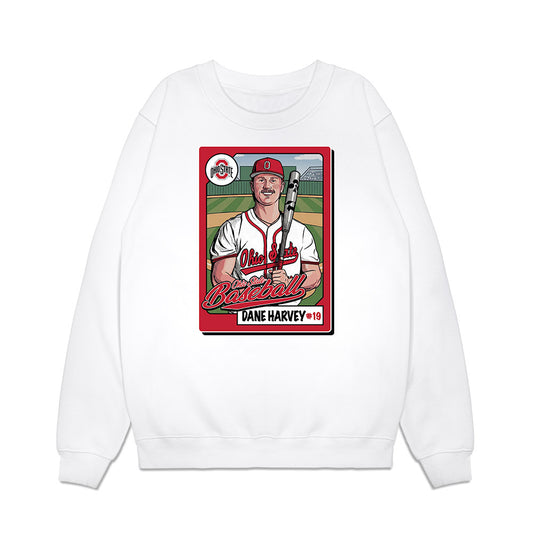 Ohio State - NCAA Baseball : Dane Harvey - Premium Crewneck Sweatshirt-0