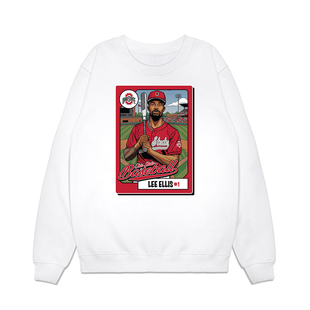 Ohio State - NCAA Baseball : Lee Ellis - Premium Crewneck Sweatshirt-0