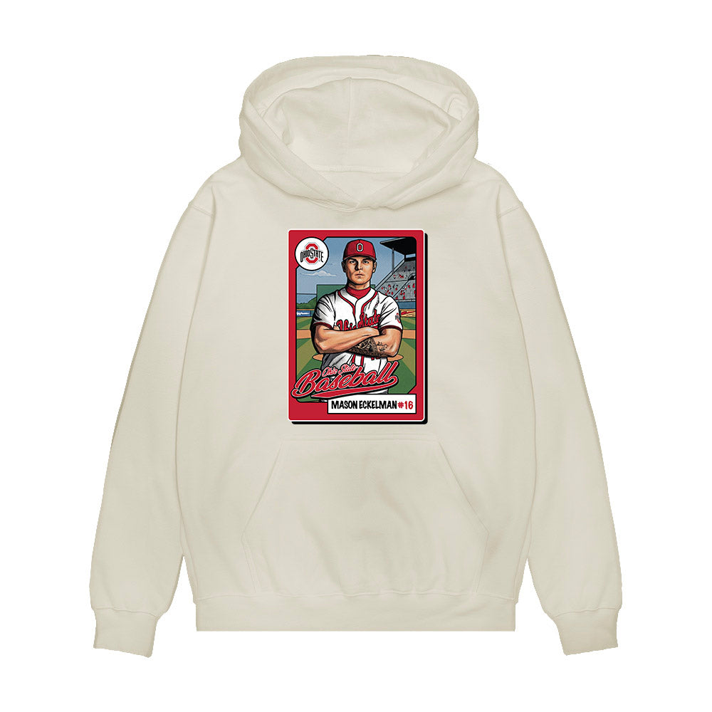 Ohio State - NCAA Baseball : mason eckelman - Premium Hooded Sweatshirt-0