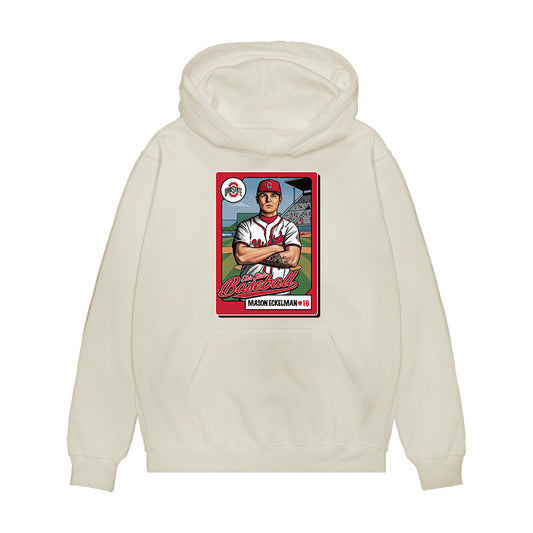Ohio State - NCAA Baseball : mason eckelman - Premium Hooded Sweatshirt-0