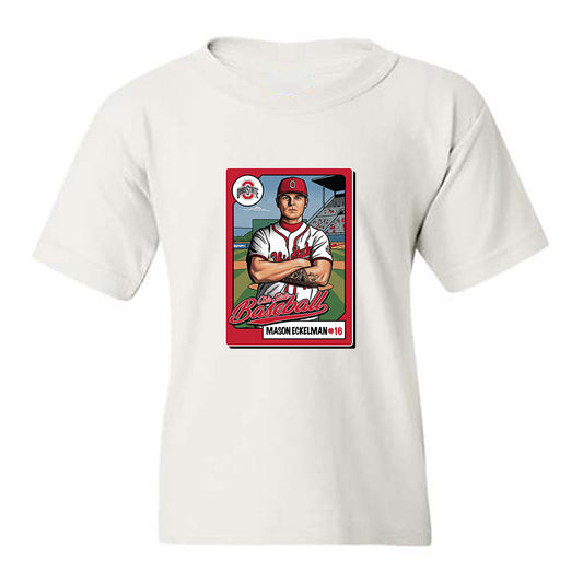 Ohio State - NCAA Baseball : mason eckelman - Youth T-Shirt-0