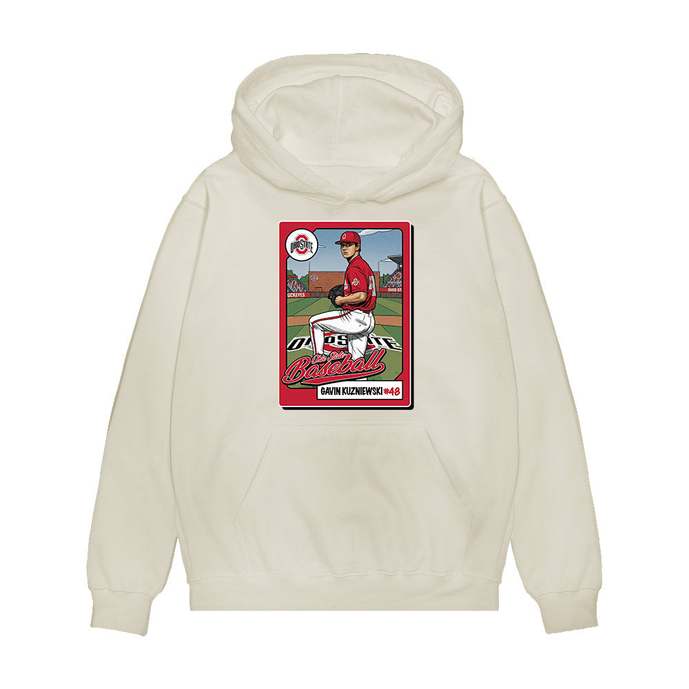 Ohio State - NCAA Baseball : Gavin Kuzniewski - Premium Hooded Sweatshirt-0