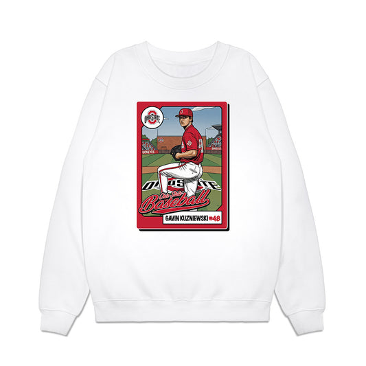 Ohio State - NCAA Baseball : Gavin Kuzniewski - Premium Crewneck Sweatshirt-0