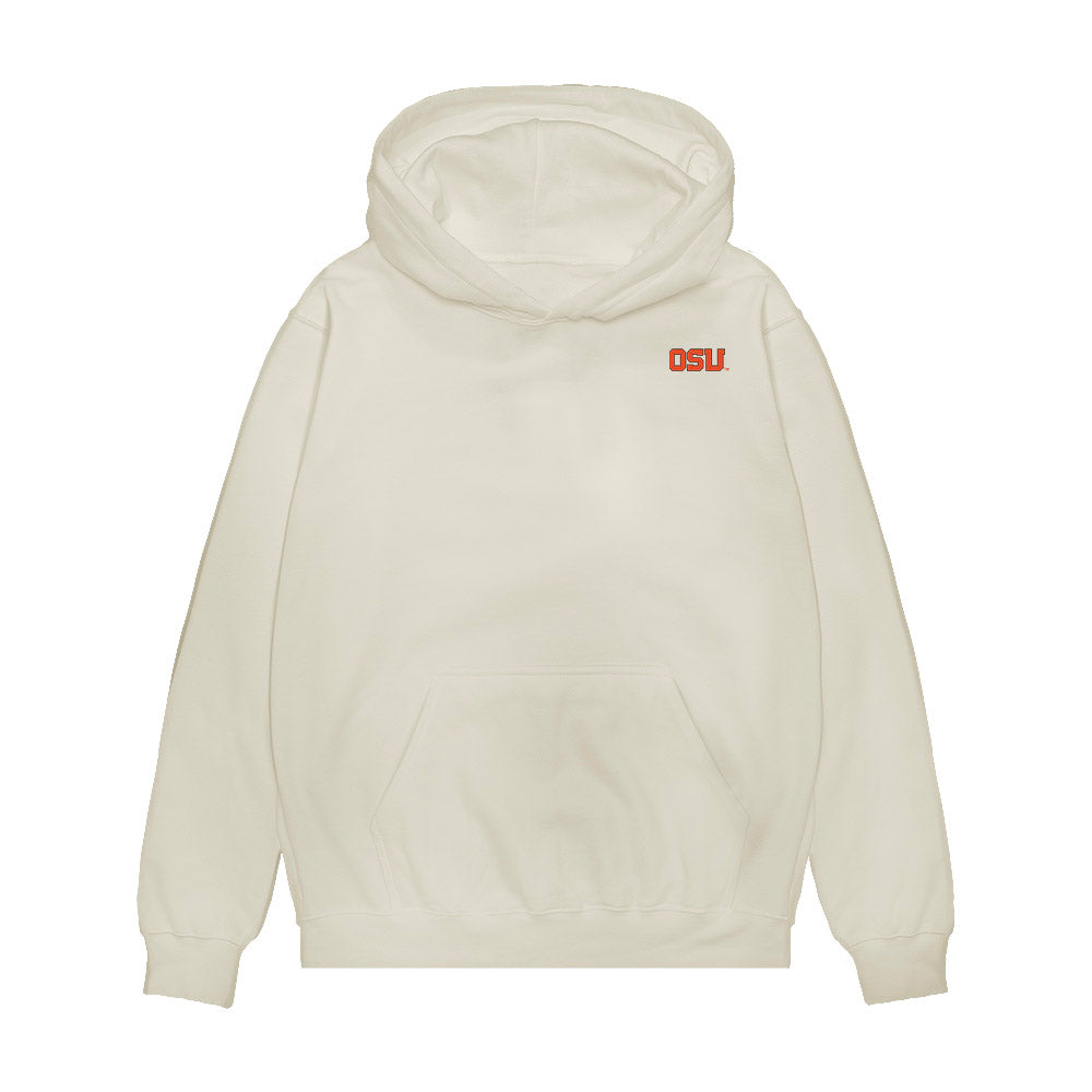 Oregon State - NCAA Baseball : Bryce Hubbard - Premium Hooded Sweatshirt-0