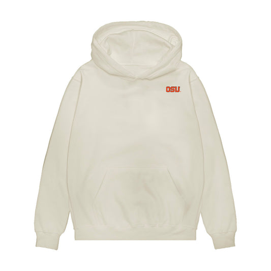 Oregon State - NCAA Baseball : Bryce Hubbard - Premium Hooded Sweatshirt-0