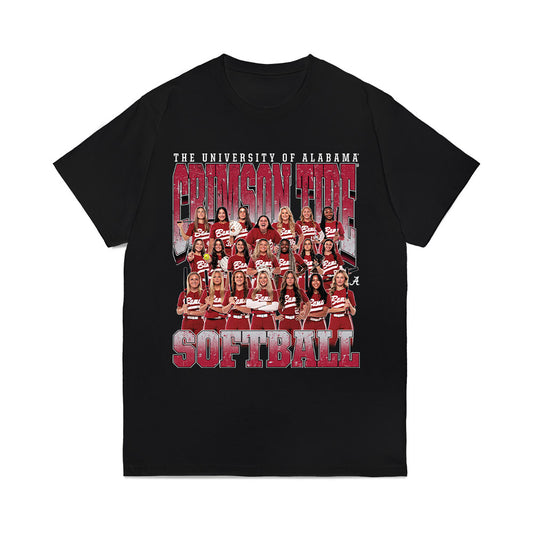 Alabama - NCAA Softball : - Team Collage Comfort Colors T-Shirt-0