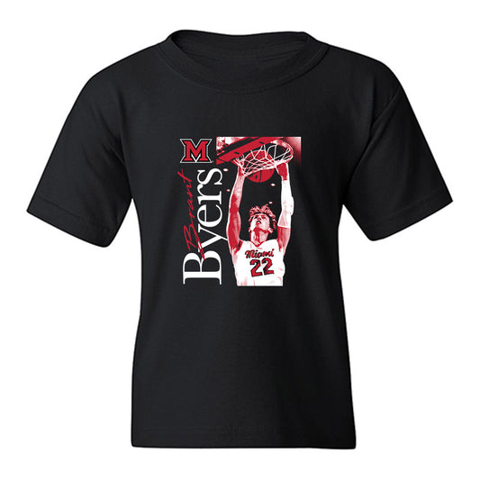 Miami of Ohio - NCAA Men's Basketball : Brant Byers - Graphic Youth T-Shirt-0