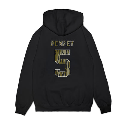 Arkansas - NCAA Baseball : TJ Pompey - Camo Shersey Premium Hooded Sweatshirt-1