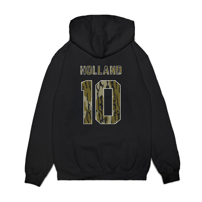 Arkansas - NCAA Baseball : Tyler Holland - Camo Shersey Premium Hooded Sweatshirt-1