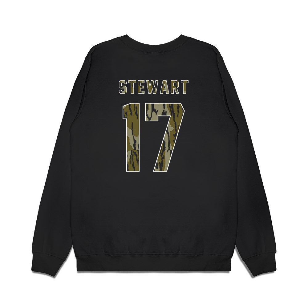 Arkansas - NCAA Baseball : Zack Stewart - Camo Shersey Premium Crewneck Sweatshirt-1
