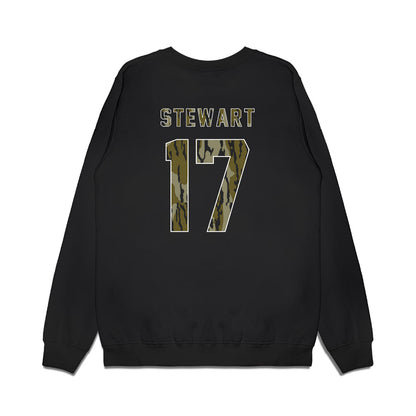 Arkansas - NCAA Baseball : Zack Stewart - Camo Shersey Premium Crewneck Sweatshirt-1
