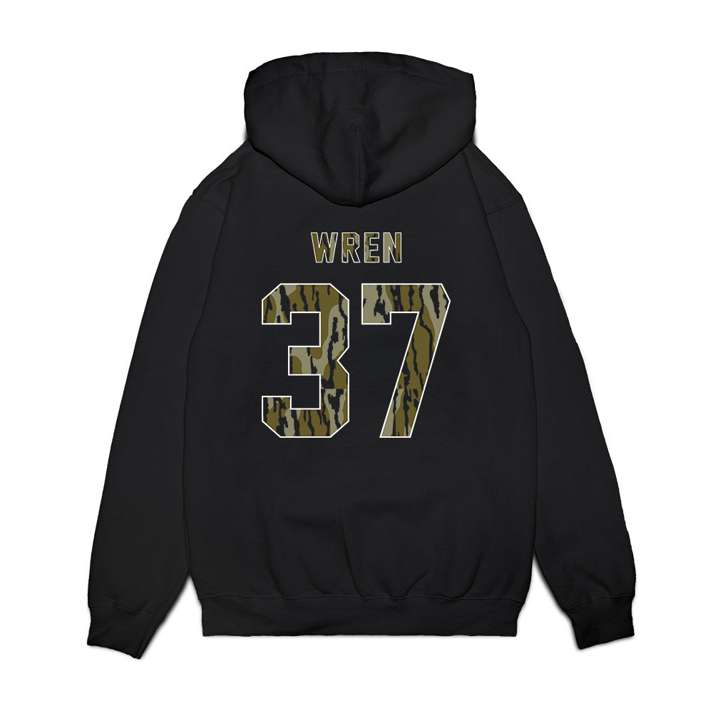 Arkansas - NCAA Baseball : Grant Wren - Camo Shersey Premium Hooded Sweatshirt-1
