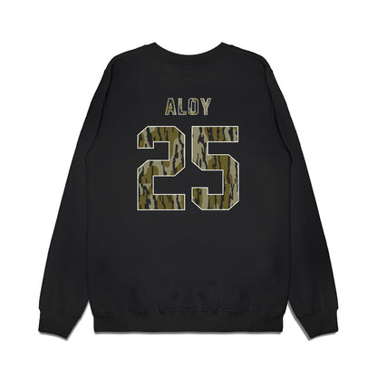 Arkansas - NCAA Baseball : Kuhio Aloy - Camo Shersey Premium Crewneck Sweatshirt-1
