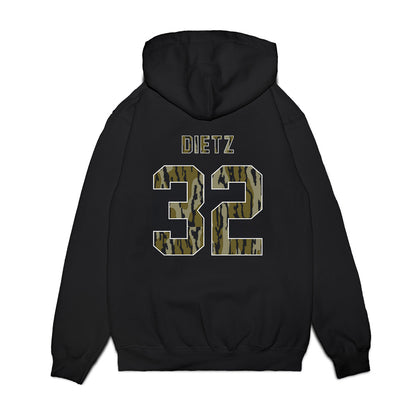 Arkansas - NCAA Baseball : Hunter Dietz - Camo Shersey Premium Hooded Sweatshirt-1