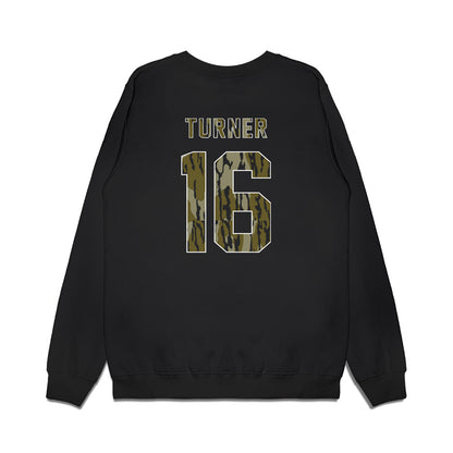 Arkansas - NCAA Baseball : Christian Turner - Camo Shersey Premium Crewneck Sweatshirt-1