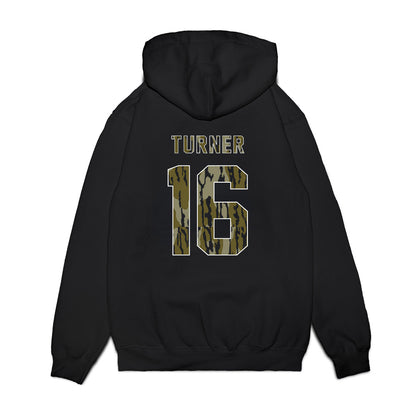 Arkansas - NCAA Baseball : Christian Turner - Camo Shersey Premium Hooded Sweatshirt-1